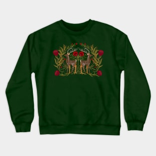 Two Stags Protecting The Dark Forest Gate Crewneck Sweatshirt